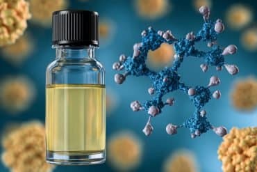 This shows a vial of liquid and neurons.