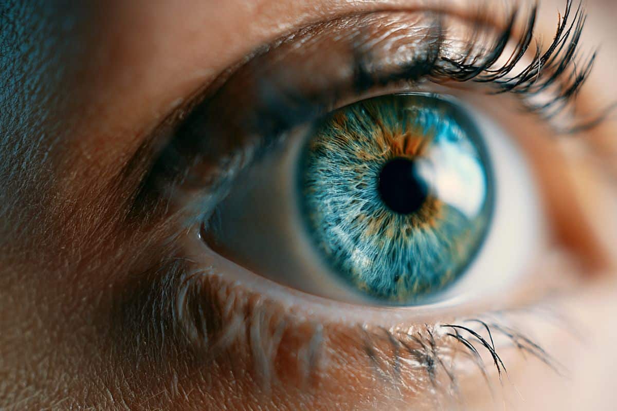This shows an eye.