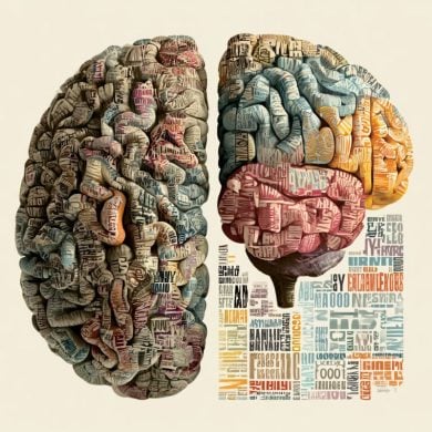 This shows a brain.