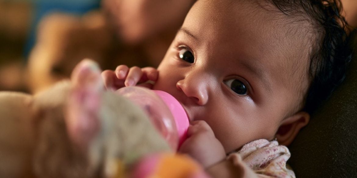 This shows a baby.