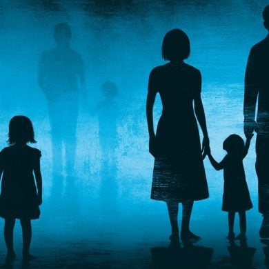 This shows a family in outline.