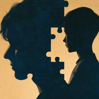 This shows two heads.
