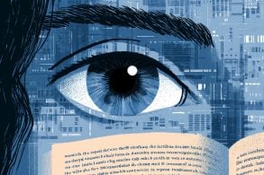 This shows an eye and a book.