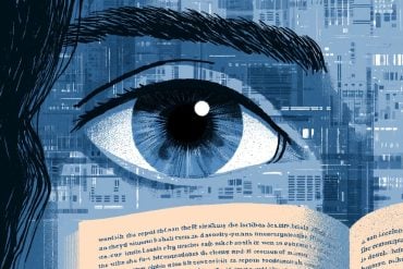 This shows an eye and a book.