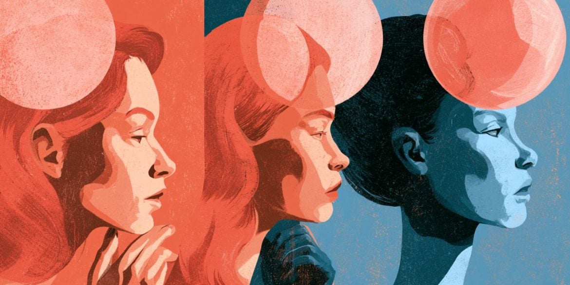 This shows three women.