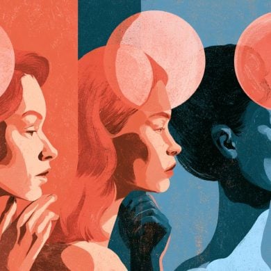 This shows three women.