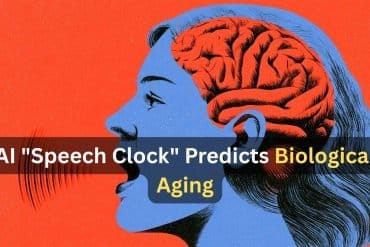 This shows a woman's head with her mouth open, as though she is talking.