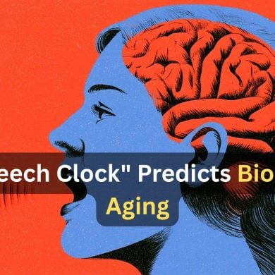 This shows a woman's head with her mouth open, as though she is talking.