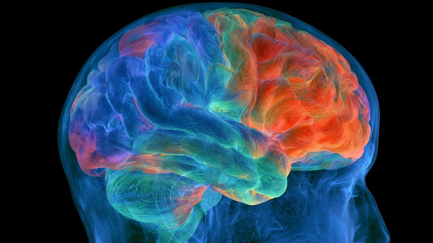 This shows a brain.