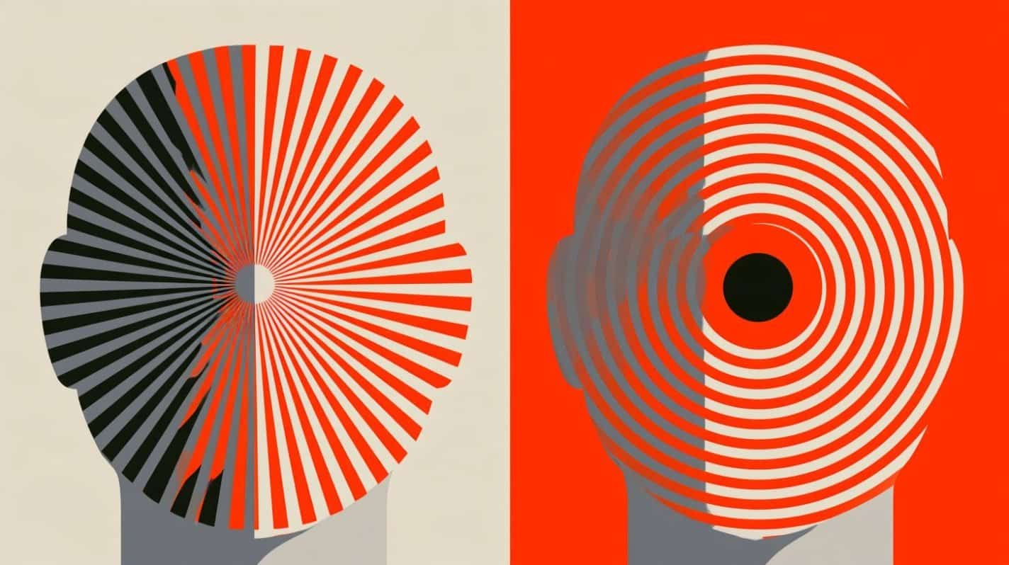 This shows a concentric circle optical illusion.