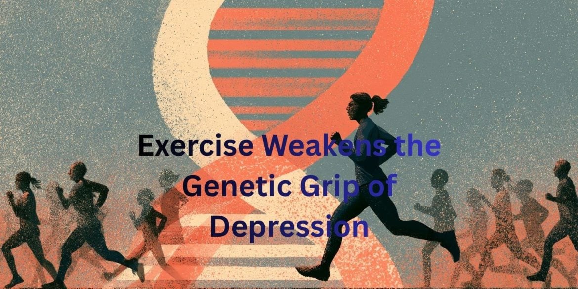 This shows DNA and people running.