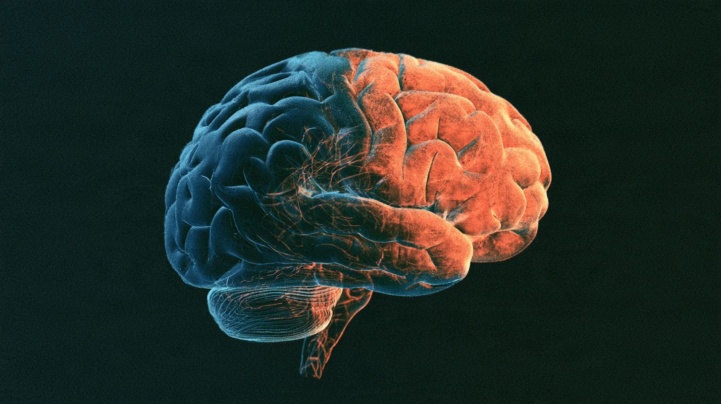 This shows a brain.
