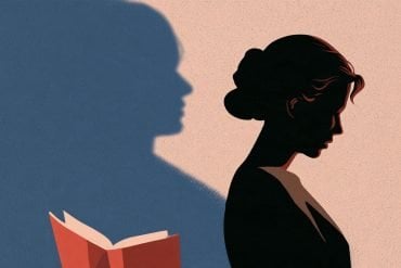 This shows a person and abook.