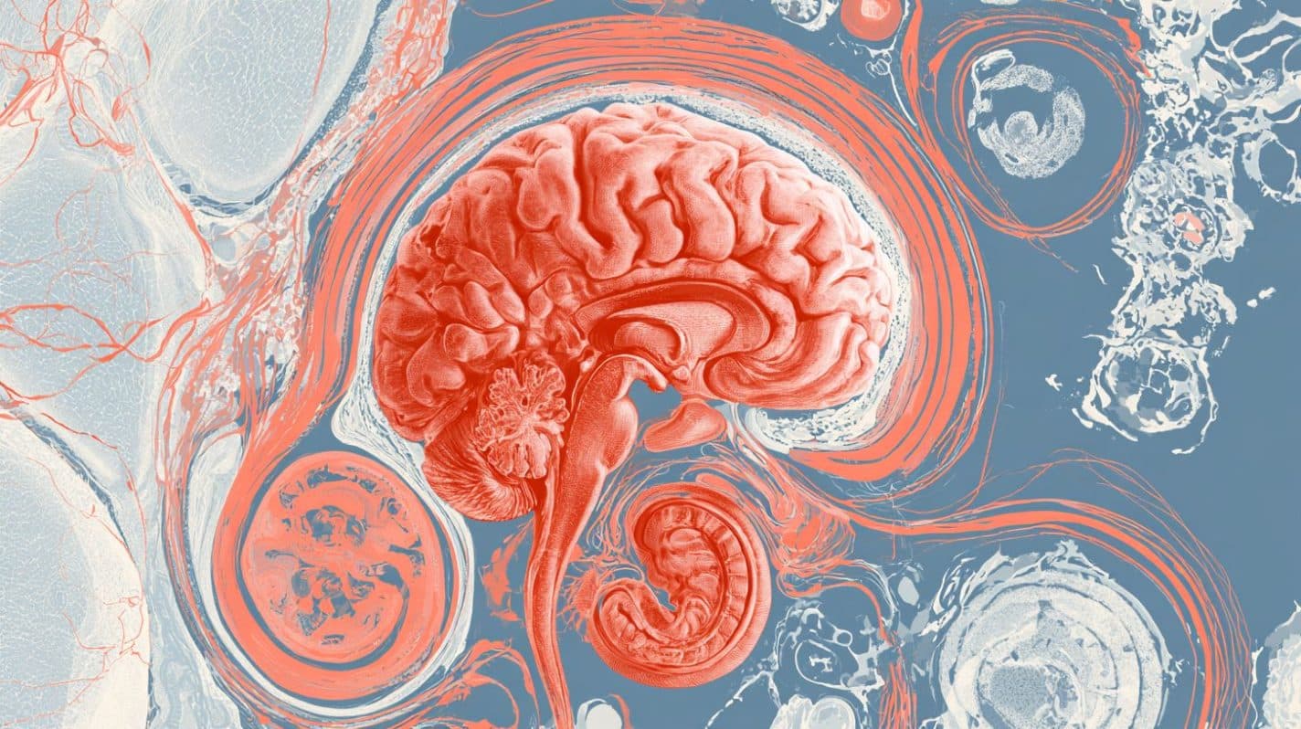 This shows a brain.